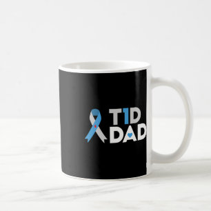Taza De Café T1d Papá Diabetes Conciencia Tipo 1 Insulina Padre