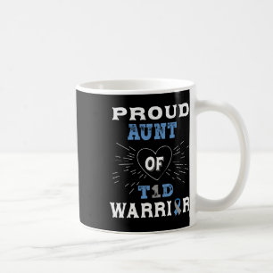 Taza De Café T1d Tía Orgullosa Diabetes Conciencia Tipo 1 Insul