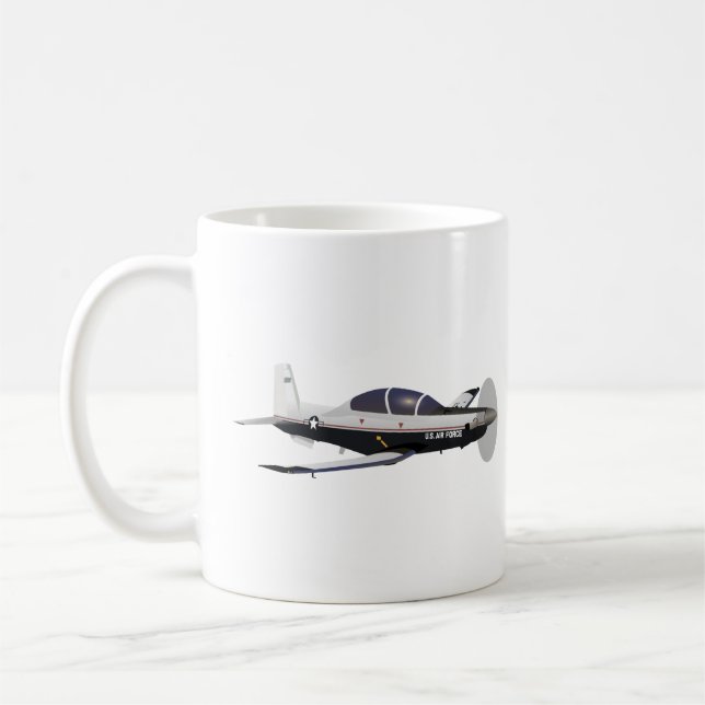 Taza De Café T-6 Aeronaves de entrenamiento Texan II (Izquierda)