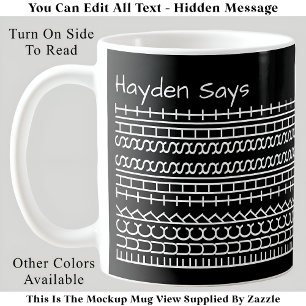 Taza De Café T**a Esta Mierda-Mensaje Oculto 144WB Divertido Tr