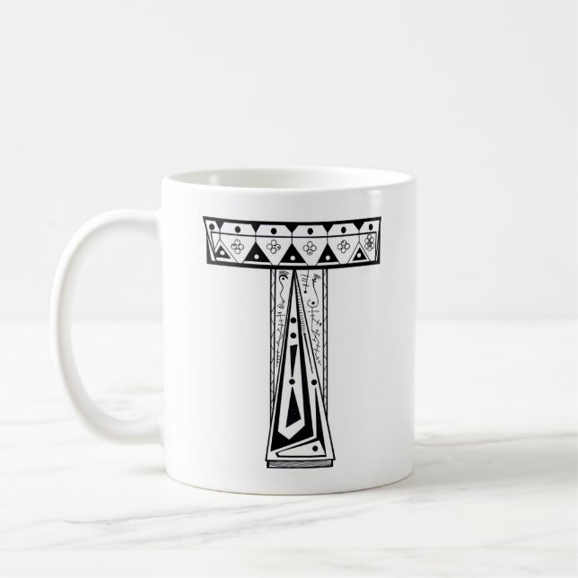 Taza De Café "T" Coffee Mug (Izquierda)