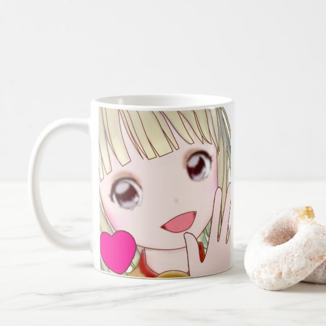 Taza De Café t_mikage mug[G]/ミカゲマグ[G] コーヒーマグカップ (Con donut)
