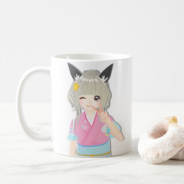 Taza De Café t_mikage mug[VW]/ミカゲマグ[VW] コーヒーマグカップ (Con donut)