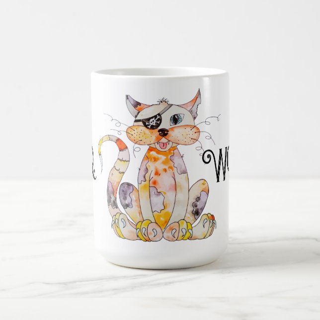 Taza De Café T.N.R. Works Tipped Ear Cat Mug (Centro)