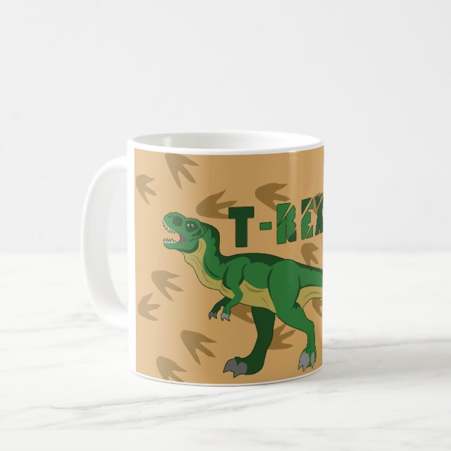 Taza De Café T-Rex (Anverso izquierdo)