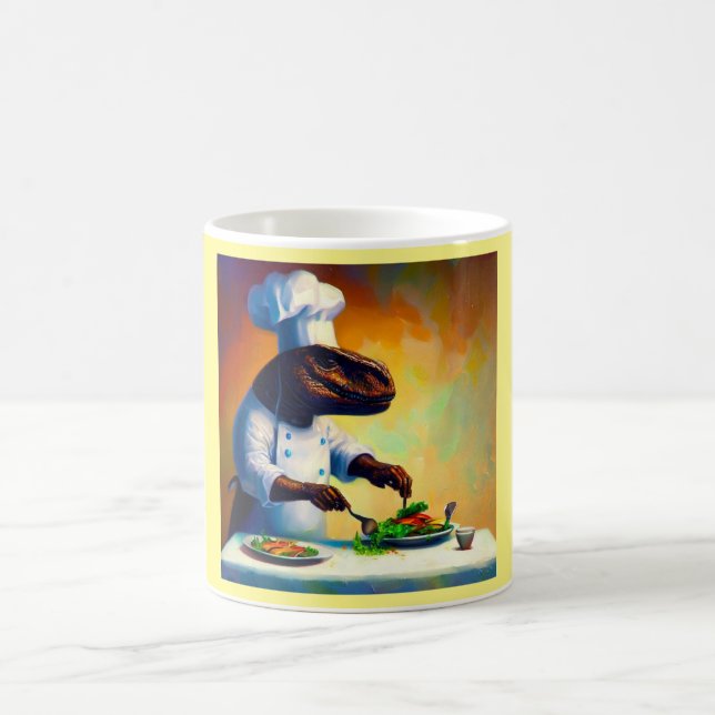 Taza De Café T Rex Chef (Centro)