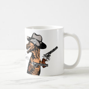 Taza De Café T-Rex como vaquero de Tejas: Un Tyrannosaurus Tex