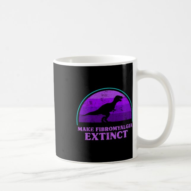 Taza De Café T Rex Dino Hacer Fibromialgia Extintiva Tod (Derecha)