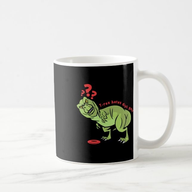 Taza De Café T Rex Divertido Golf de Disco Niños  (Derecha)