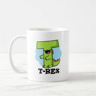 Taza De Café T-Rex Funny Alphabet Dinosaur Pun