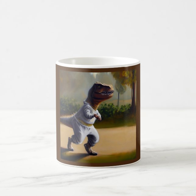 Taza De Café T Rex Jogging (Centro)