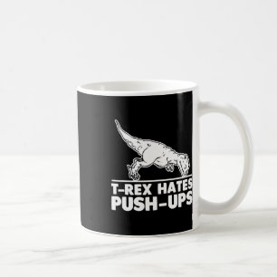 Taza De Café T-rex Oates Push-ups Funny Fitness Workout Guay Gy