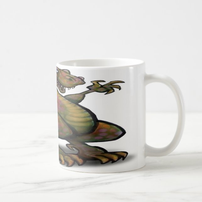 Taza De Café T-Rex - Personalizado (Derecha)