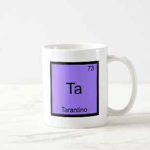 Taza De Café TA - Camiseta divertida del símbolo del elemento