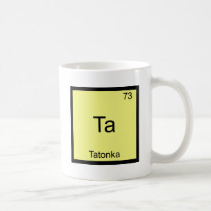 Taza De Café TA - Camiseta divertida del símbolo del elemento