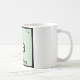 Taza De Café Ta - Salsa Tartárica Símbolo de la Tabla Periódica