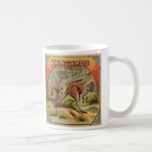 Taza De Café Tabaco canguro 1900 (Derecha)