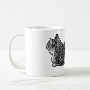 Taza De Café Tabby con garras atadas
