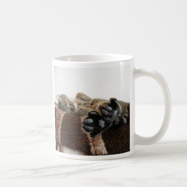 Taza De Café Tabby Toes Mug (Derecha)