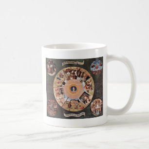 Taza De Café Tabla de los pecados mortales., por Hieronymus