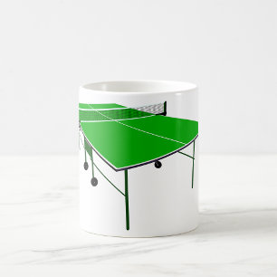 Taza De Café Tabla de ping-pong