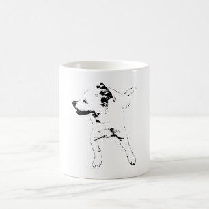 Taza De Café Tabla dinámica de hojas-chasa, Grinning Pup