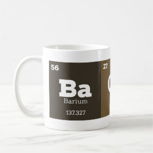 Taza De Café Tabla periódica de broma para el cumpleaños de un