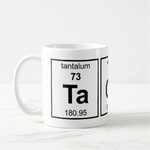 Taza De Café Tabla periódica de los TaCoS