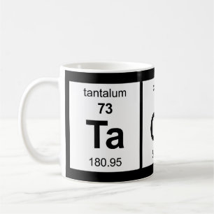 Taza De Café Tabla periódica de los TaCoS