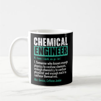 Taza De Café Tabla periódica de química química de ingeniero qu
