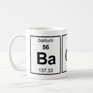 Taza De Café Tabla periódica del tocino