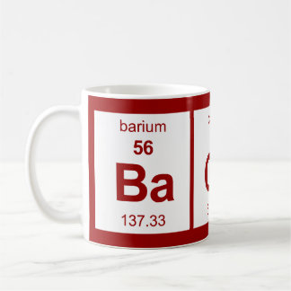 Taza De Café Tabla periódica del tocino