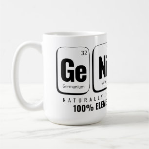 Taza De Café Tabla periódica GENiUS - Diseño científico diverti