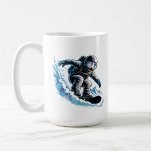Taza De Café Tablas de nieve Esquiador de nieve Esquí de nieve,