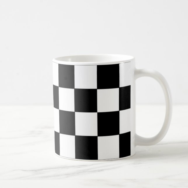 Taza De Café Tablero de damas (Derecha)