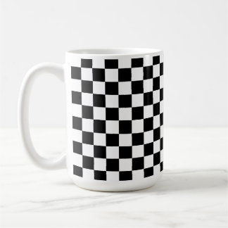 Taza De Café Tablero negro y blanco