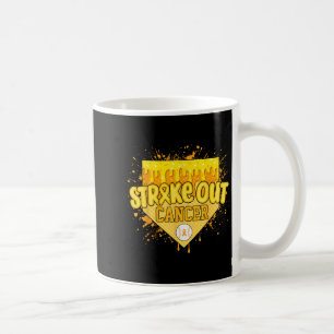 Taza De Café Tachar a niños con cáncer de cuello de útero Gol d