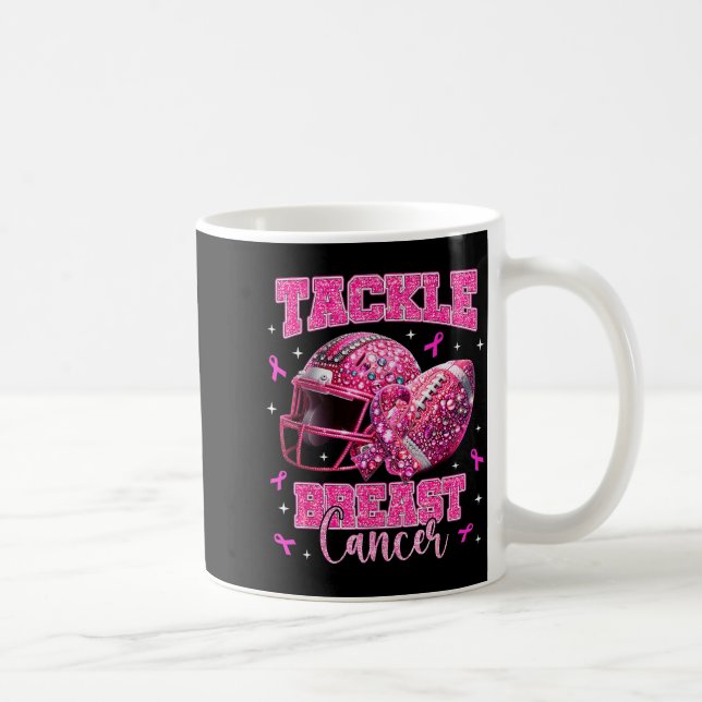 Taza De Café Tackle Breast Cancer Awareness American Football N (Derecha)