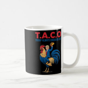 Taza De Café Taco Divertido Pollos Trump Taco Comida Mexicana