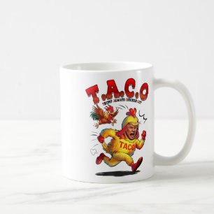 Taza De Café Taco Trump es gracioso y siempre expulsa a hombres