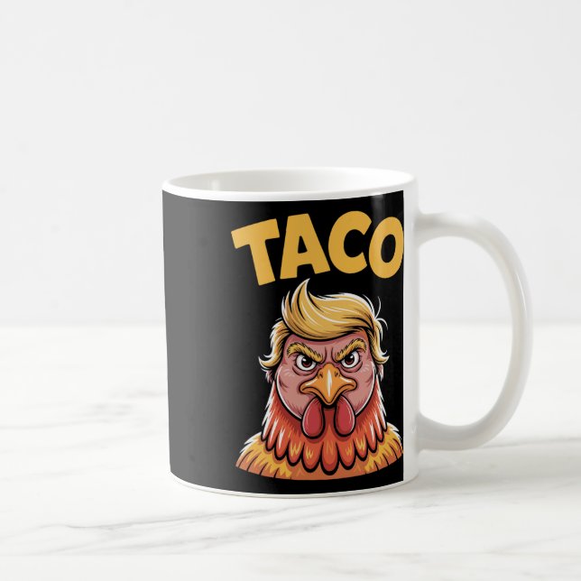 Taza De Café Taco Trump siempre elimina el humor político (Derecha)