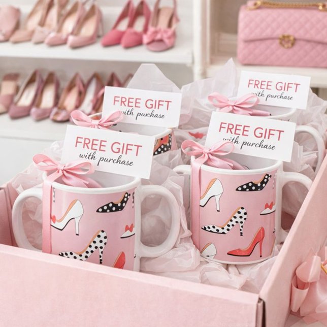 Taza De Café Tacones altos Pretty in Pink  (Subido por el creador)