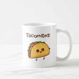 Taza De Café Taconitez Taco Mug – Cute Kawaii Food Cup