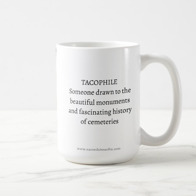 Taza De Café Tacophile/ Cementerio Lovers Mug (Derecha)