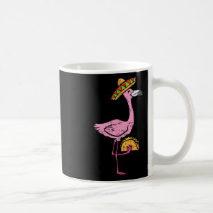 Taza De Café Tacos de flamenco mexicano lindos fiesta cinco de 