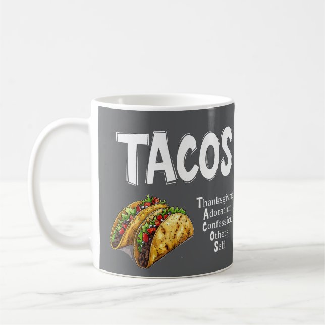Taza De Café TACOS Prayer Mug (Izquierda)