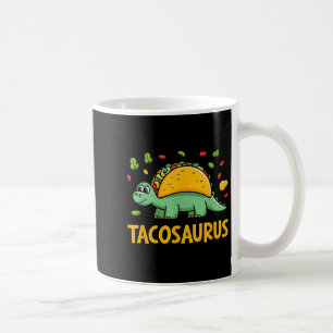 Taza De Café Tacosaurus taco dinosaurio dino divertido cinco de