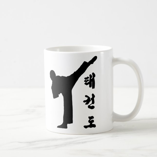 Taza De Café Tae Kwon Do patear Mug (Derecha)