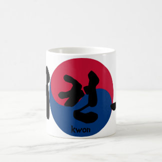 Taza De Café Tae Kwon hacer con bandera