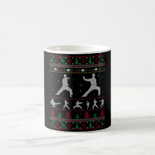 Taza De Café Taekwondo Feliz Regalo de Navidad Navidades feos